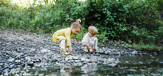 kreativitet utomhus barn